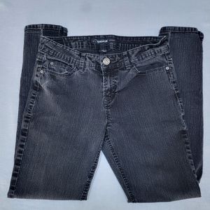 Jordache black skinny leg jeans size 10